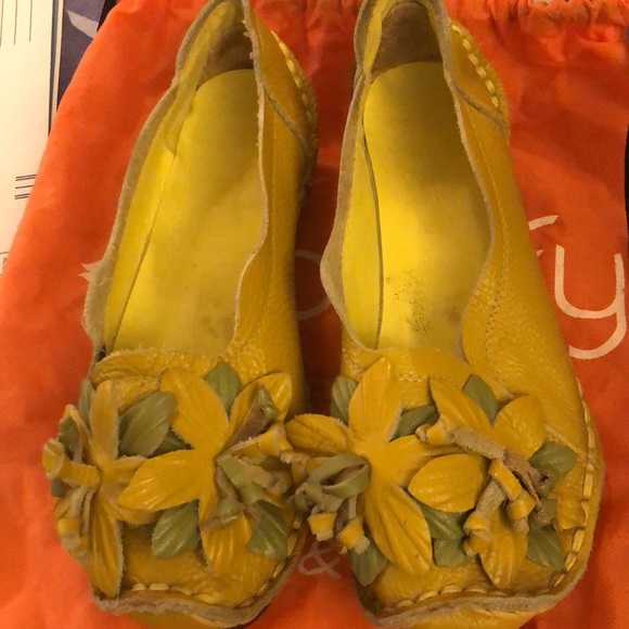 SOCOFY Genuine Leather Handmade Flower Loafers Soft Flat Casual Shoes 10 - Picture 2 of 7